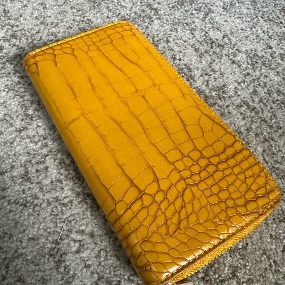 H&M Gold Faux Leather Wallet
